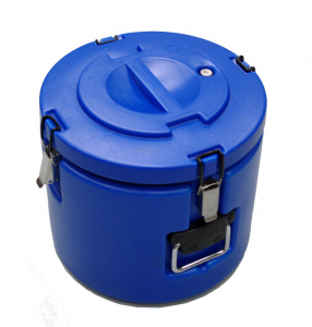 Термоконтейнер (нерж. сталь) объемом 30 л цилиндрический с верхней загрузкой Kocateq CN8